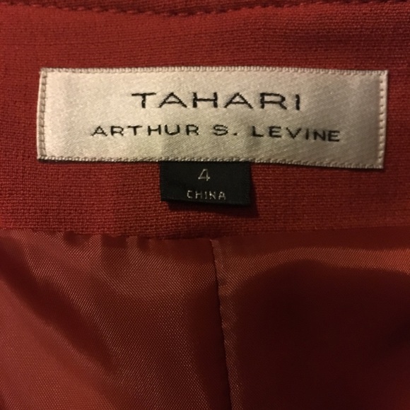 Tahari brown/ orange blazer - Picture 5 of 16